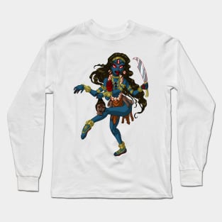 Kali Hindu Goddess of Destruction MONSTER GIRLS Series I Long Sleeve T-Shirt